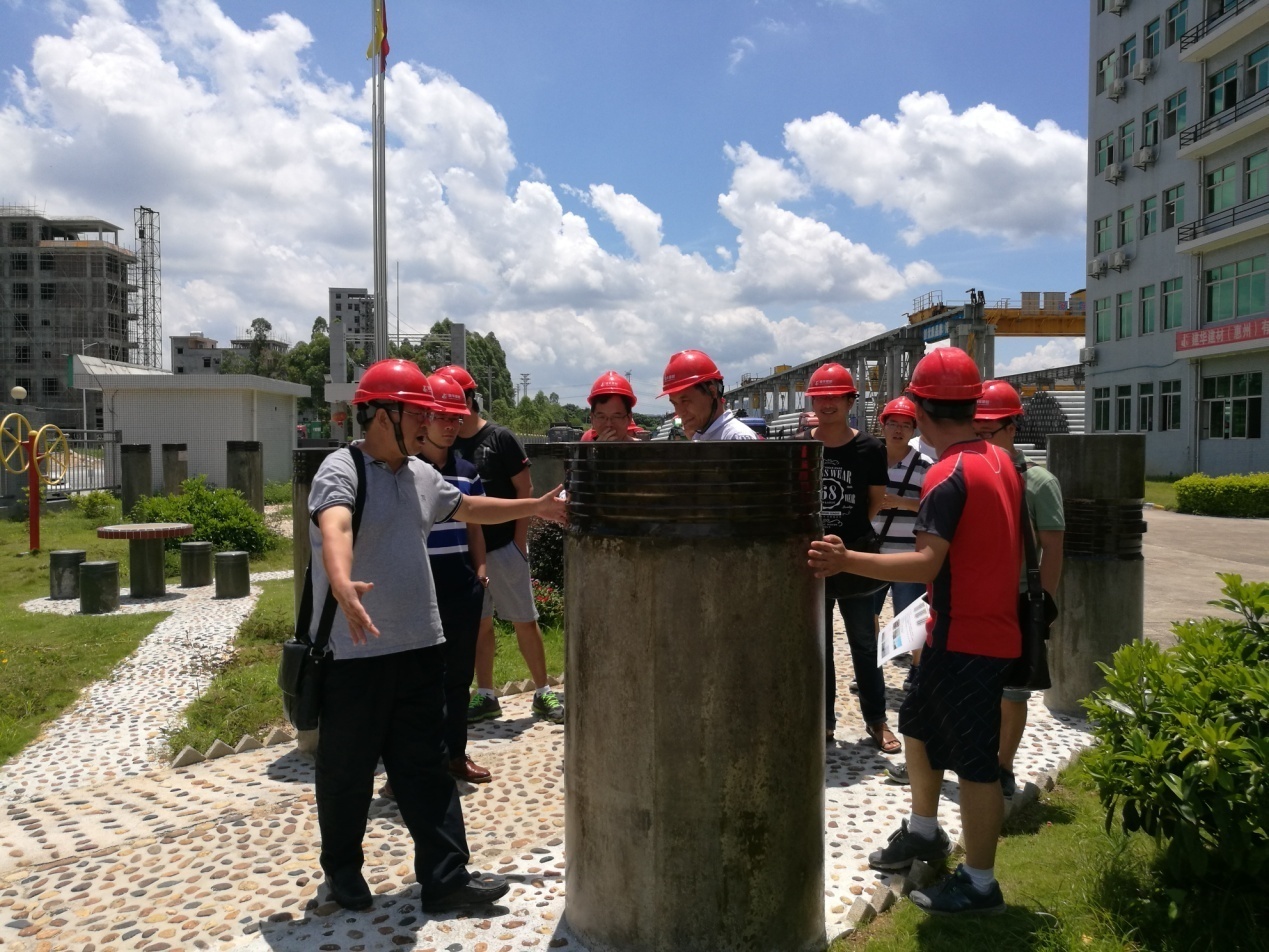 我司组织技术人员赴建华建材参观考察_ 新闻资讯_深圳市工勘岩土集团